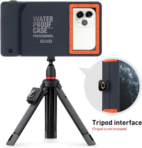 Miniatura 4 de AICase Carcasas universales impermeables para fotografía subacuática para iPhone 13 mini/12/11/11 Pro/11 Pro Max/XR/7/7 Plus/8/8Plus/6/6s/6s Plus