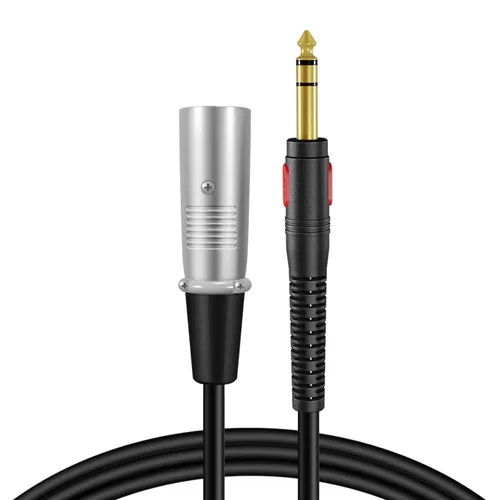 Miniatura 6 de TNP XLR a 1/4 TRS - Cable equilibrado de 3 pies – XLR macho a 1/4 de pulgada de 1/4 de pulgada de 0.250 in de interconexión estéreo de audio chapado