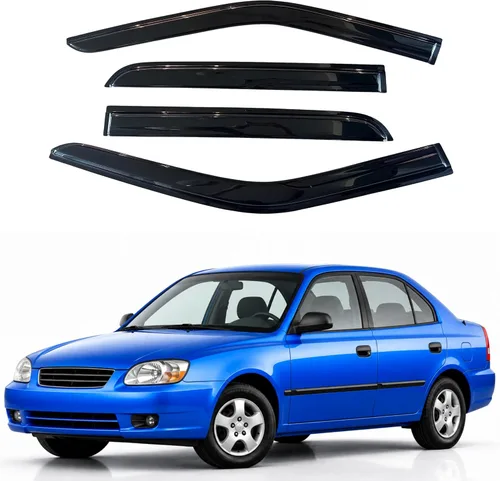Miniatura 297 de Visor para ventana IG para Hyundai Venue 2020-2023, protector contra la lluvia, adhesivo extra duradero, deflector de viento para lado