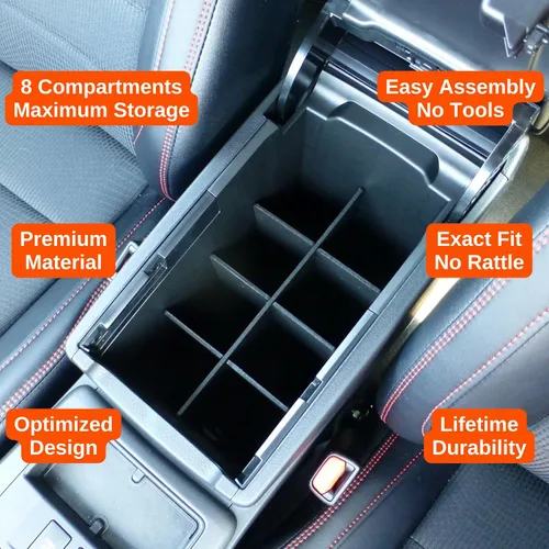 Miniatura 4 de Organizador de consola central OCD™ para Toyota Camry modelos 2012/2017. Fabricado en EE. UU.