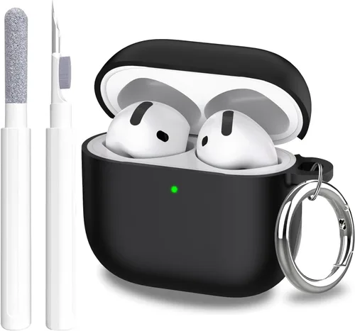 Miniatura 23 de Aircawin Funda transparente para Airpods, funda protectora a prueba de golpes para Airpod 1 y 2, accesorios de protección completa de TPU suave