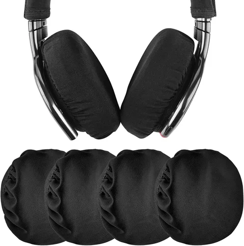 Miniatura 9 de Geekria 2 pares de fundas para auriculares de tela flexible – Certificado de seguridad del producto – Protectores de auriculares lavables