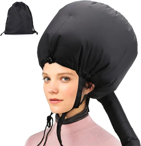 Miniatura 8 de Segbeauty - Accesorio para secador de pelo con capucha, extra grande, ajustable, con correa elástica para el cuidado del cabello rizado natural