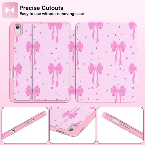 Miniatura 7 de Supveco Funda para iPad (A16) de 11ª generación de 11 pulgadas (2025), iPad de 10.9 pulgadas (2022) con soporte para lápiz, funda de alta calidad