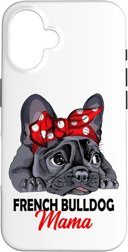 Miniatura 31 de iPhone 13 Pro Max Frenchie Mama Lindo Bulldog Francés Perro Mamá Divertido Estuche de Regalo para Mujer