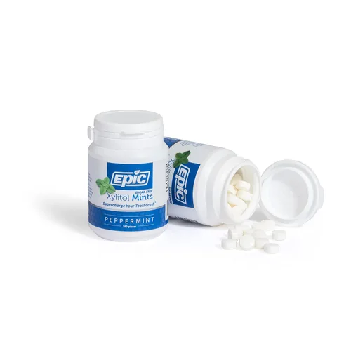 Miniatura 9 de Epic Mentas 100% xilitol, sin aspartamo, sin azúcar, mentas con sabor a menta, 180 piezas (paquete de 2)