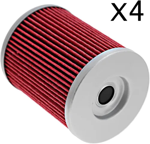 Miniatura 2 de Filtro de aceite de repuesto para Can-Am Outlander 330 400 450 500 570 650 800 850 1000 Reemplazo # 420256188 711256188 KN152 HF152 (4 piezas)