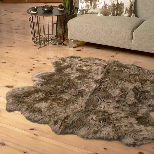 Miniatura 41 de Alfombra de piel de oveja de Nueva Zelanda 100% gruesa, suave y duradera