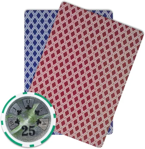 Miniatura 3 de Brybelly Ben Franklin Poker Chip - Compuesto de arcilla pesada de 0.49 oz, paquete de 50