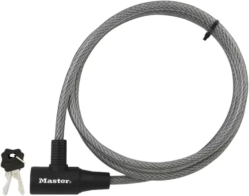 Master Lock Cable Lock, Keyed Bike Lock, 6 ft. Long, 8154DPF