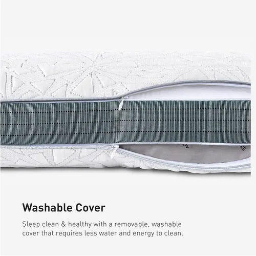 Miniatura 7 de Bedgear Storm Cuddle Curve - Almohada de rendimiento – Tamaño 2.0 – Almohada de cama refrescante para personas que duermen de lado – Firmeza media