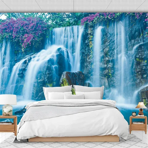 Miniatura 26 de FLFK Murales de Pared Despegables y Adhesivos de Paisaje de Cascada 78.7"x59" - Papel Tapiz Autoadhesivo Pintura Adhesivo Grande XXL Póster
