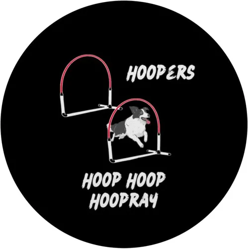 Miniatura 8 de Dog Agility - Perros para perros con ganchos de aro Border Collie PopSockets MagSafe PopGrip para iPhone