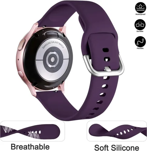 Miniatura 7 de Lerobo - Bandas compatibles con Samsung Galaxy Watch Active/Active 2 de 1.57 y 1.73 pulgadas/Galaxy Watch 1.65 pulgadas. Correa de reloj