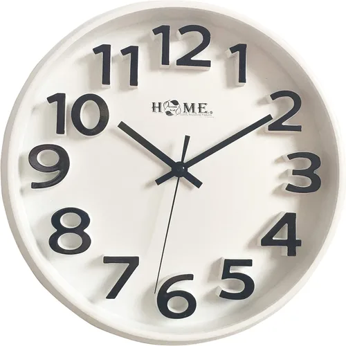 Miniatura 15 de Uniware - Reloj de pared silencioso sin tictac de diseño moderno conciso para decoración de sala de estar, oficina, dormitorio
