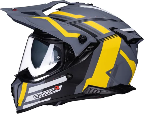 Miniatura 7 de X60 - Casco deportivo doble, casco de motocicleta de aventura con visera solar integrada, cascos para motos de nieve todoterreno para adultos