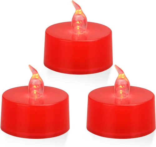 Miniatura 8 de KOABY Paquete de 100 luces de té LED de color blanco cálido, duran más de 100 horas +, luces de té parpadeantes sin llama que funcionan