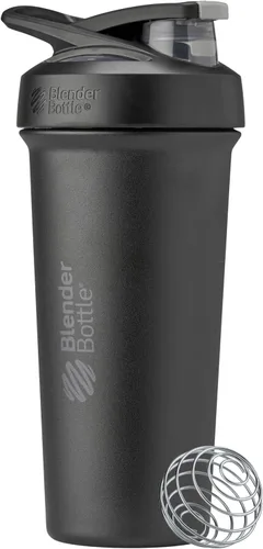 Miniatura 22 de BlenderBottle Sport - Botella aislada de acero inoxidable con batidor de alambre, 24 onzas, color bosque – Batidos de proteína e hidratación