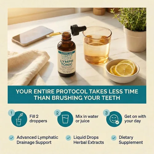 Miniatura 9 de Gotas de drenaje linfático líquido - Suplemento de apoyo y limpieza del sistema linfático - Extracto de boswellia serrata y fórmula líquida