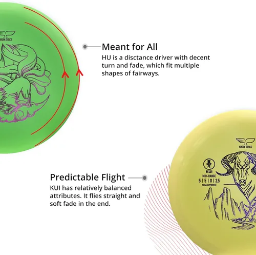 Miniatura 6 de Yikun Disc Golf Starter Set con mini bolsa de marcador – 5.82-6.00 oz juego al aire libre kit de juegos para principiantes