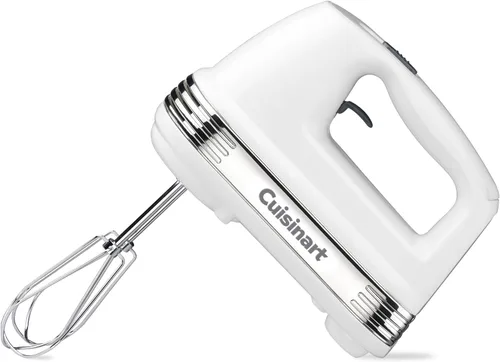 Batidora de mano Cuisinart Power Advantage de 5 velocidades, mezclador eléctrico con motor de 220W y 5 ajustes de velocidad, batidor extra largo