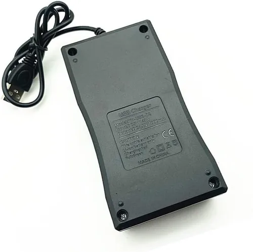 Miniatura 2 de Cargador de batería 18650 SJZBIN 2 Bay Fast 18650 Cargador de batería con enchufes USB para batería de litio 18650 18490 18350 17670 17500 16340