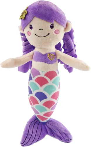Miniatura 8 de Peluche de sirena azul, suave y linda muñeca de princesa de sirena, juguete de peluche, cumpleaños, día de San Valentín, decoración para niñas
