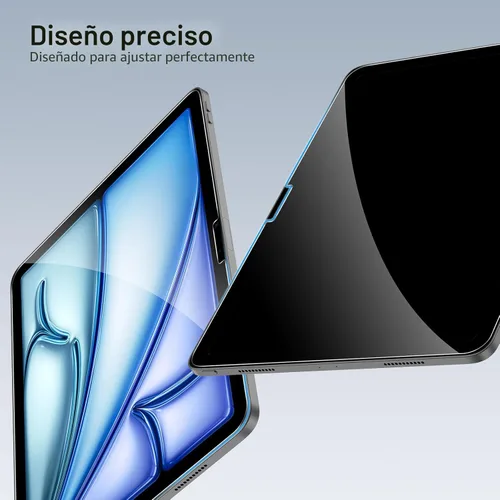 Miniatura 5 de SPARIN - Paquete de 2 protectores de pantalla para iPad Air de 11 pulgadas M3 2025 y M2 2024 (iPad Air 7ª/6ª generación), vidrio templado