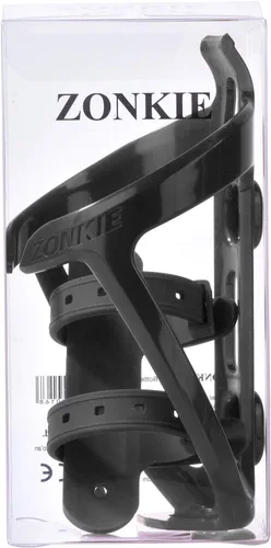 Miniatura 8 de Jaulas para botellas de bicicleta, soporte de botella de bicicleta de plástico con base de montaje de jaula (negro)