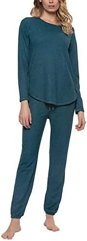 Miniatura 2 de Felina Comfyz Coco Conjunto relajamiento de 2 piezas Jersey cepillado LS Top & Jogger, S