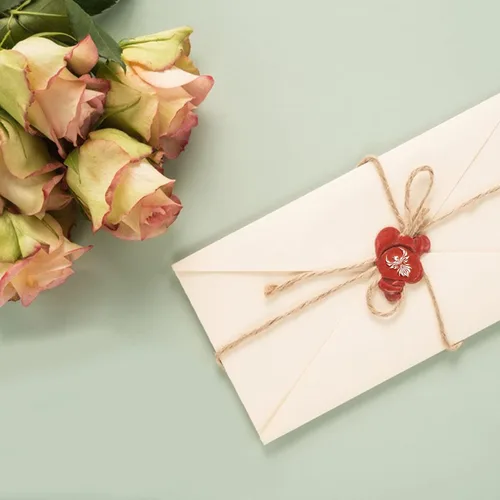 Miniatura 4 de CRASPIRE Phoenix - Sello de cera de sellado vintage, 1.181 in, cabeza de latón extraíble con mango de madera para invitaciones de boda, sobres
