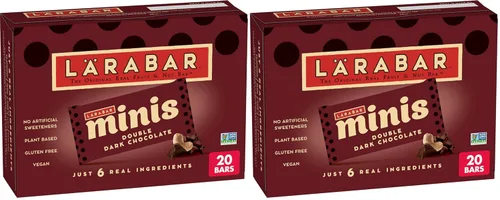 Miniatura 15 de Larabar - Mini barras de masa de galletas con chispas de chocolate, barra vegana de frutas y nueces sin gluten, barras de 0.78 onzas, 20