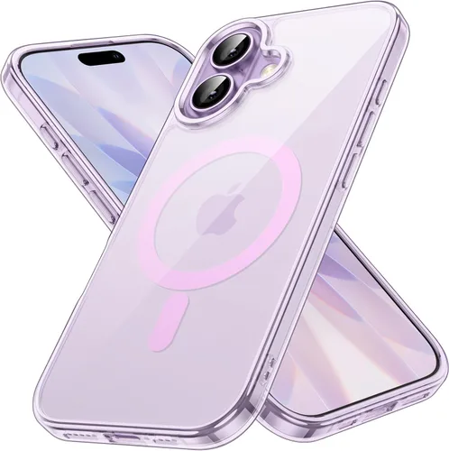 Miniatura 8 de JETech Funda magnética para iPhone 17 de 6.3 pulgadas, compatible con MagSafe, protector de teléfono a prueba de golpes, parte trasera transparente
