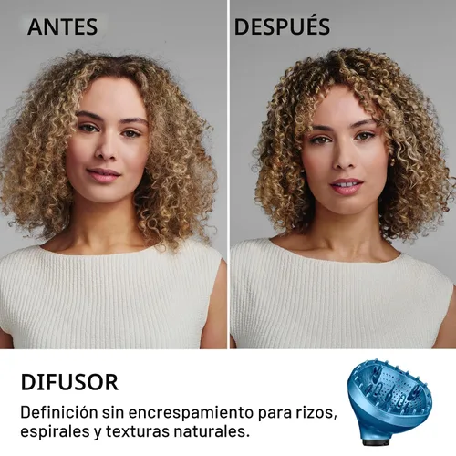 Miniatura 10 de BaBylissPRO StyleSwitch Ionic Multi-Styler, Air Styler and Hair Dryer, Lightweight Hot Air Brush with 5 Attachments, Automatic Dual Voltage Azul