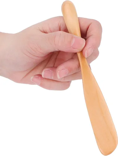 Miniatura 2 de Zerodis 5 cuchillos de mantequilla japoneses de madera para cocina casera con diseño de asa, adecuado para mantequilla, salsa de mostaza, mayonesa