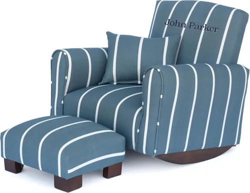Miniatura 30 de Sillón personalizado para niños pequeños, mecedora tapizada con personalización, silla para niños pequeños con nombre personalizado, cómodo sillón