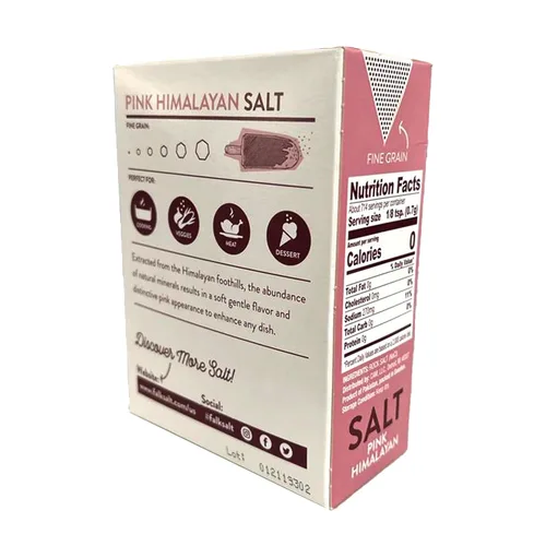 Miniatura 3 de FALKSALT Sal rosa del Himalaya - grano fino 1.1 libras.