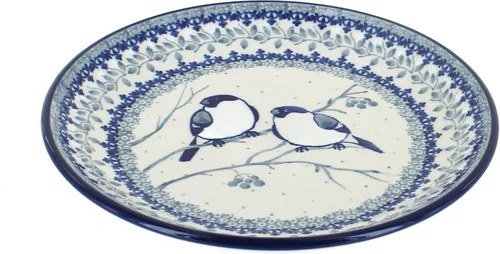 Miniatura 5 de Blue Rose - Plato de postre Blue Alyce - 7.75 pulgadas de diámetro - Hermoso plato para pasteles, aperitivos o aperitivos