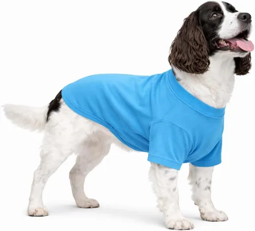 Miniatura 94 de Lovelonglong 2019 - Ropa para mascotas, Disfraces para Perro, Ropa Camisetas en blanco para Perros Grande Medianos Pequeños 100% Algodón 18