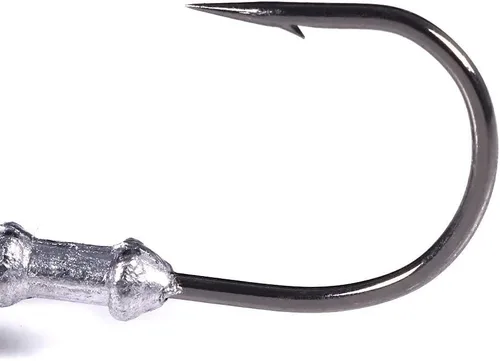 Miniatura 4 de Swimbait Jig Head Jig Head Flats Jig Head Bait Spin Head Jigs - Cabeza de pez realista, 5 unidades Paquete de 5 cabezales de plantilla de 1/2 oz