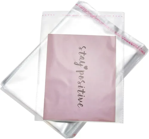 200 bolsas de celofán transparentes resellables de 7 x 9 pulgadas de grosor, autoadhesivas, para panadería, impresiones de fotos, tarjetas, regalo,