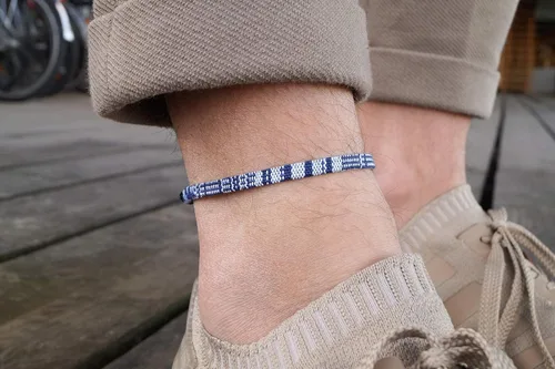 Miniatura 18 de Made by Nami Surfer Anklet for Men and Women Waterproof and Adjustable Surfer Ankle Bracelet String Ankle Bracelet Beach Accessory for Ethnic Hippie