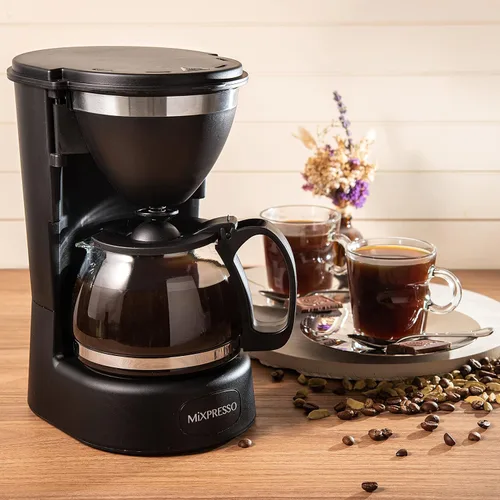 Miniatura 6 de Mixpresso Cafetera de Goteo de Café (6 Tazas), Negro