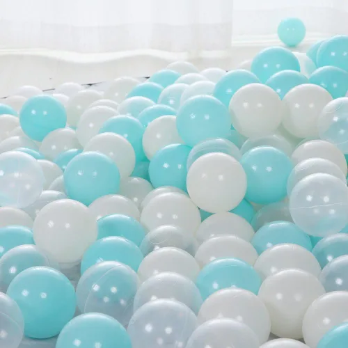 Miniatura 2 de Pelotas coloridas de plástico oceánico de 2.1 pulgadas, a prueba de aplastamiento, bolas de estrés para niños, pelota de piscina, casa