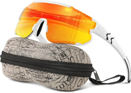 Miniatura 12 de Gafas de sol polarizadas de béisbol para niños: gafas de sol deportivas para niños y niñas de 3 a 12 años, lentes de sol para ciclismo y correr