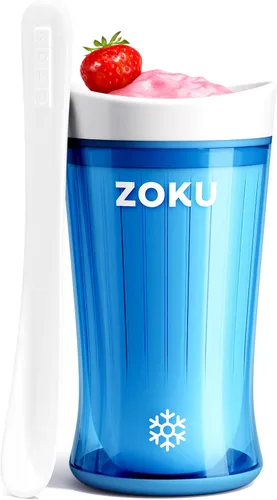Miniatura 17 de Fábrica de batidos Zoku Slush y Shake Maker, color naranja, Casual, talla única , Azul