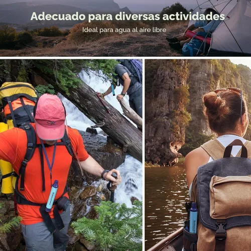 Miniatura 9 de Membrane Solutions Filtro de agua de paja S1, certificado NSF/ANSI 42 y 372 y 401, equipo portátil de filtración de supervivencia, preparación