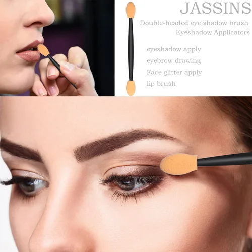 Miniatura 6 de Kit de herramientas de maquillaje desechables de 300 piezas, cepillo para cejas/cepillo de rímel, aplicadores de labios/aplicadores de sombra