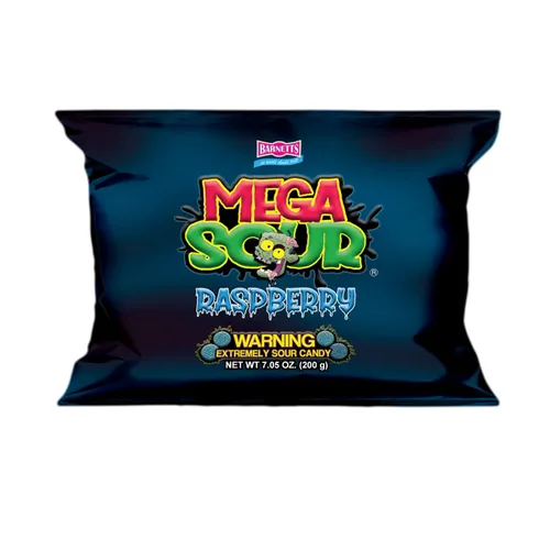 Miniatura 20 de Barnetts - Mega Sour Candy Apple 3.67 oz - Bolsas dulces de moda - Dulces tradicionalmente hechos a mano - Revestimiento agrio dura 20 segundos