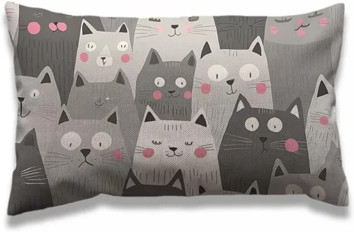 Miniatura 25 de AOYEGO Funda de almohada de cactus de 12 x 20 pulgadas, diseño de flores de cactus, plantas del desierto, botánica, rectangular, fundas de almohada